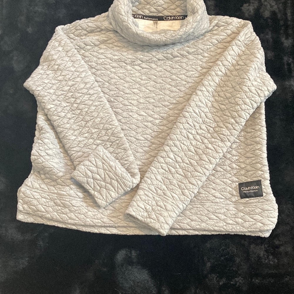 Gray Calvin Klein Performance Top